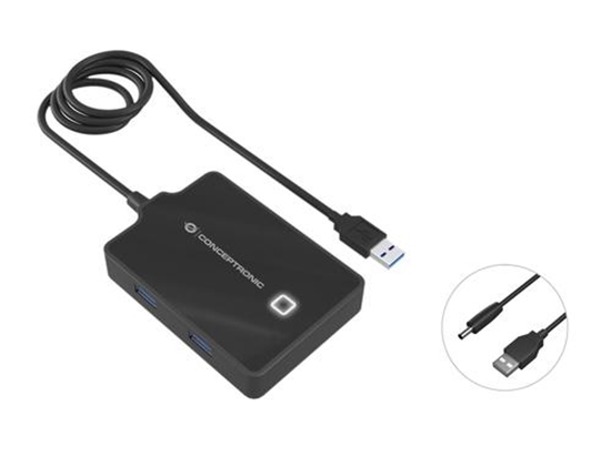 Picture of Conceptronic HUBBIES11B 4-Port-USB 3.0-Hub