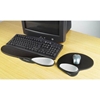 Picture of Kensington Memory Gel Mouse Pad with Integral Wrist Support - Black/Grey