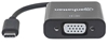 Изображение Manhattan USB-C to VGA Converter Cable, 1080p@60Hz, Black, 8cm, Equivalent to CDP2HD, Male to Female, Lifetime Warranty, Blister
