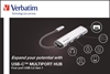 Изображение Verbatim USB-C Multiport Hub Four Port USB 3.2 Gen 1