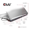 Picture of CLUB3D USB Type C 3.2 Gen1 Triple Display Dynamic PD Charging Dock 100W PD Power charger