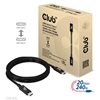 Picture of CLUB3D USB4 Gen2x2 Type-C Bi-Directional Cable 4K60Hz, Data 20Gbps, PD 240W(48V/5A) EPR M/M 2m