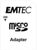 Picture of EMTEC MicroSD Card 128GB SDXC CL.10 Gold +