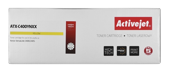 Изображение Activejet ATX-C400YNXX Toner (replacement for Xerox 106R03533; Supreme; 8000 pages; yellow)