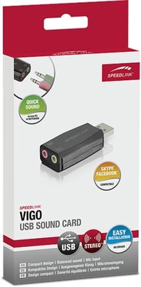 Attēls no Speedlink sound card Vigo (SL-8850-BK-01)