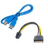 Изображение Akyga Riser PCI-E 1x - 16x USB 3.0 (AK-CA-64)