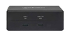 Изображение Manhattan Smart Video Multiport Dock, Ports (x5): HDMI Port, USB-A (x2), USB-C (x2), With Power Delivery to USB-C Port, Internal Power Supply, Ultra-Compact, Detachable Power Cable, Black, Three Year Warranty, Retail Box