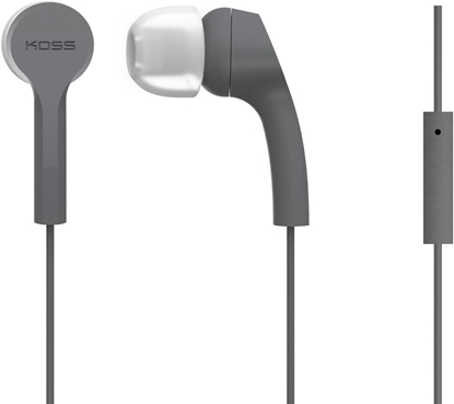 Attēls no Koss | Headphones | KEB9iGRY | Wired | In-ear | Microphone | Gray