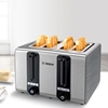 Picture of Bosch TAT7S45 toaster 4 slice(s) 1800 W Black, Stainless steel