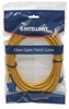 Picture of Intellinet Fiber Optic Patch Cable, OS2, LC/SC, 3m, Yellow, Duplex, Single-Mode, 9/125 µm, LSZH, Fibre, Lifetime Warranty, Polybag