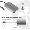 Picture of CLUB3D USB3.2 Gen1 Type-C to Dual Link DVI-D HDCP ON version Active Adapter M/F