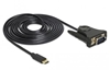 Picture of Delock Adapter USB Type-C™ > 1 x Serial DB9 RS-232