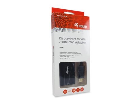 Изображение Equip DisplayPort to VGA / HDMI / DVI Adapter