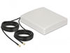 Picture of Delock LTE MIMO Antenna 2 x SMA Plug 8 dBi directional with connection cable RG-58 10 m white outdoor