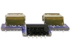 Picture of Delock USB pin header female > 2 x USB 2.0 female - up