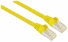 Picture of Intellinet Network Patch Cable, Cat7 Cable/Cat6A Plugs, 20m, Yellow, Copper, S/FTP, LSOH / LSZH, PVC, RJ45, Gold Plated Contacts, Snagless, Booted, Lifetime Warranty, Polybag