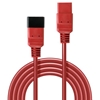 Picture of Lindy 1m IEC C19 to C20 Extension, red