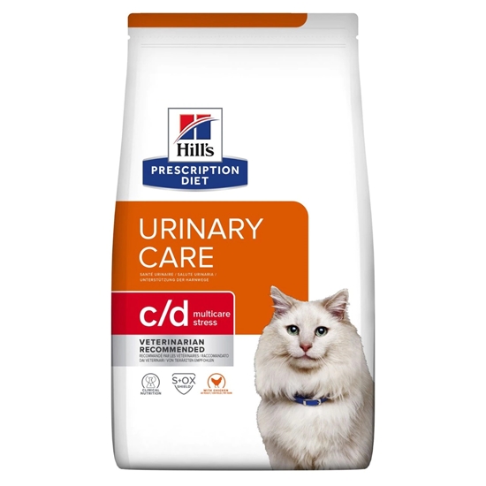 Picture of HILL'S PRESCRIPTION DIET Feline c/d Urinary Care Multicare Stress Dry cat food Chicken 3 kg