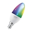 Изображение LedvanceSMART+ WiFi Candle RGBW Multicolour 40 5W 2700-6500K E14, 3pcs packE145 WRGBWWi-Fi