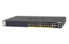 Изображение Netgear M4300-28G-PoE+ Managed L3 Gigabit Ethernet (10/100/1000) Power over Ethernet (PoE) 1U Black