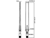 Picture of Delock WLAN Antenna RP-SMA 802.11 acahbgn 4 ~ 7 dBi Omnidirectional Rotatable Joint