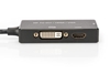 Picture of DIGITUS DisplayPort 3in1 Adapt/ Converter - DP-HDMI+DVI+VGA 20cm