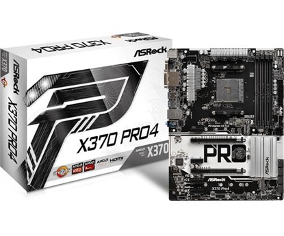 Attēls no Asrock X370 Pro4 AMD X370 Socket AM4 ATX