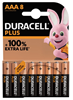 Picture of Duracell | Plus MN2400 | AAA | Alkaline | 8 pc(s)