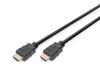Изображение DIGITUS HDMI HighSpeed Ethernet HDMI, 5m, 4K 30p, gold, sw