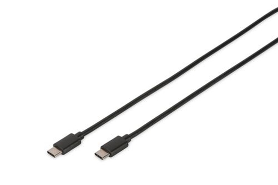 Изображение DIGITUS USB Type-C Anschlusskabel, C - C St/St, 1.8m, sw