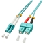 Attēls no Lindy 1.0m OM3 LC - SC Duplex fibre optic cable 1 m Turquoise