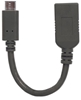 Изображение Manhattan USB-C to USB-A Cable, 15cm, Male to Female, Black, 5 Gbps (USB 3.2 Gen1 aka USB 3.0), 3A (fast charging), IF-Certified, Equivalent to USB31CAADP, SuperSpeed USB, Lifetime Warranty, Polybag