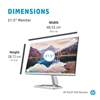 Picture of HP M22f computer monitor 54.6 cm (21.5") 1920 x 1080 pixels Full HD LCD Black, Silver