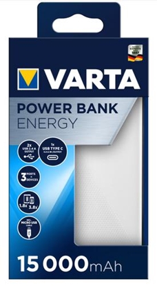 Picture of Varta Energy 15000 Lithium Polymer (LiPo) 15000 mAh Black, White