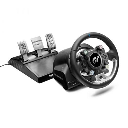 Attēls no Guillemot T-GT II Black Steering wheel + Pedals PC