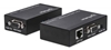 Picture of Manhattan VGA Cat5/5e/6 Extender, Extends video and audio signals up to 300m (With Euro 2-pin plug), Black, Three Year Warranty, Box