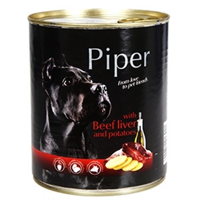 Picture of Konservi suņiem Piper liellopu aknas, kartupeļi 800g