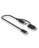 Изображение ICY BOX IB-CB033 USB cable 0.35 m USB 3.2 Gen 2 (3.1 Gen 2) USB C USB A Black