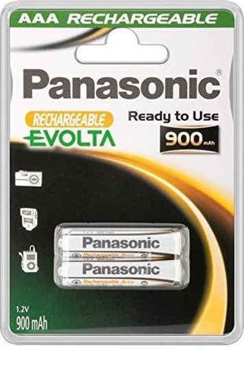 Picture of 1x2 Panasonic Akku NiMH Micro AAA 900 mAh