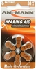 Изображение 1x6 Ansmann Zinc-Air 312 (PR41) Hearing Aid Batteries