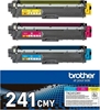 Изображение Brother TN-241CMY toner cartridge 3 pc(s) Original Cyan, Magenta, Yellow