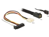 Picture of Delock Cable Mini SAS HD SFF-8643  4 x SAS 29 Pin SFF-8482 0.5 m