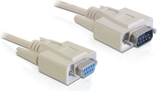 Изображение Delock Cable RS-232 serial Sub-D9 male  female 1 m