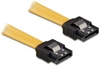 Picture of Delock cable SATA 70cm straightstraight metal  yellow