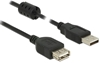 Изображение Delock Extension cable USB 2.0 Type-A male  USB 2.0 Type-A female 2.0 m black