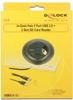 Picture of Delock In-Desk Hub 3 Port USB 3.0 ar 2 Slot SD Card Reader