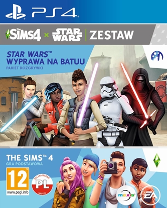 Изображение The Sims 4 + The Sims 4 Star Wars : Wyprawa na Batuu (pakiet rozgrywki) PS4