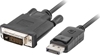 Изображение Kabel DisplayPort - DVI-D(24+1) M/M 1m czarny 