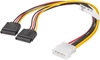 Picture of Kabel Molex zasilający - SATA x2 M/F 30cm