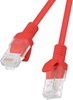 Picture of PATCHCORD KAT.5E 0.5M CZERWONY FLUKE PASSED LANBERG 10-PACK